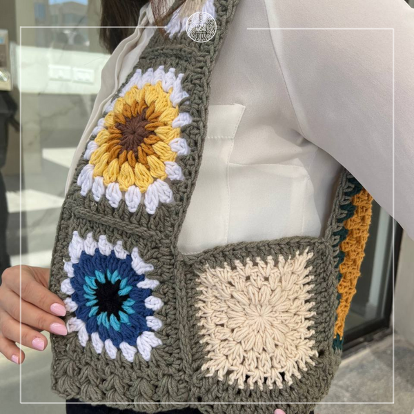 Granny Square Sweater Vest