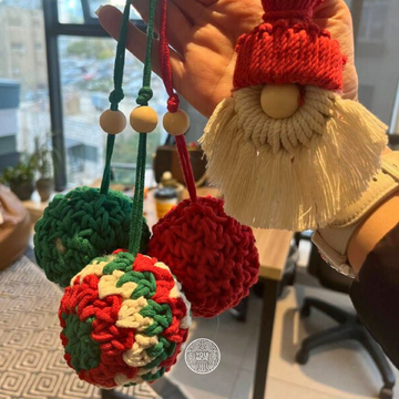 Crochet Granny Ornaments