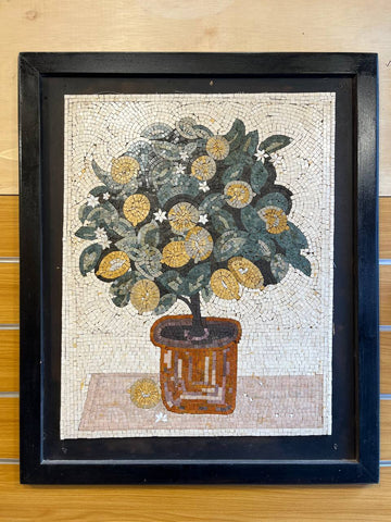 Lemon Tree Mosaic Frame