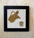 Arabic Coffee Mosaic Coaster or Frame