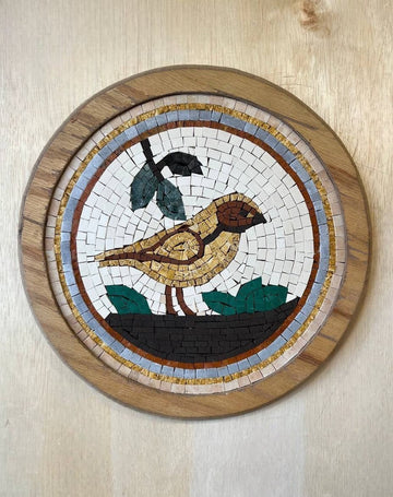 Jordanian Bird Mosaic Frame