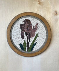 Black Iris Mosaic Frame