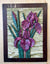 Black Iris Marble Frame