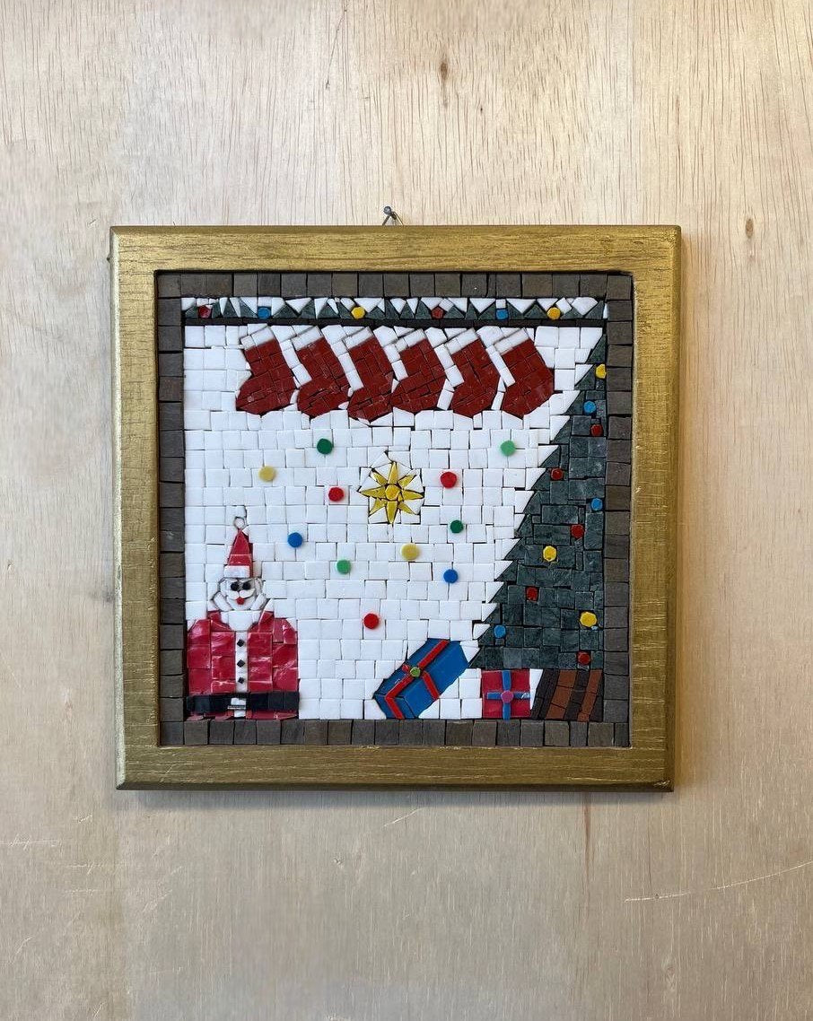 Christmas mosaic buy picture frame