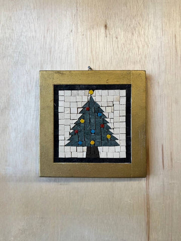 Christmas Mosaic Frame or Coaster