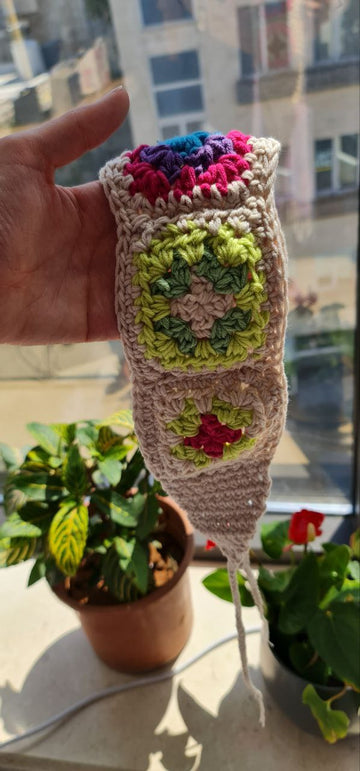 Crochet Daisy Bandana Pattern