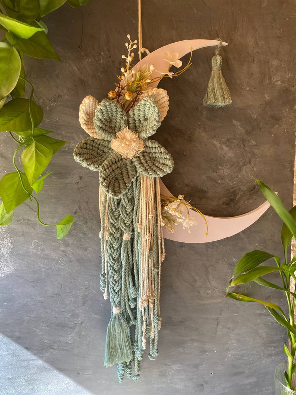 Amazing Macrame Hilal Hanger For Ramadan