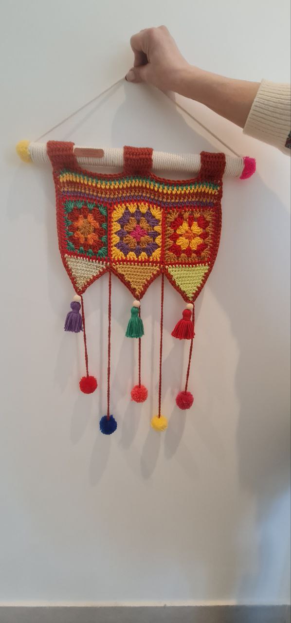 Bohemian Crochet  Wall Hanging