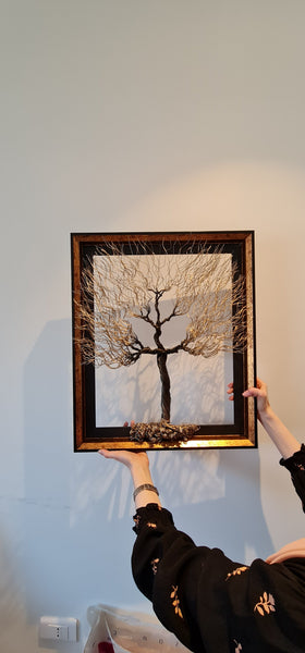 Unique Stunning Autumnal Wire Tree Sculpture | Youniche Shop