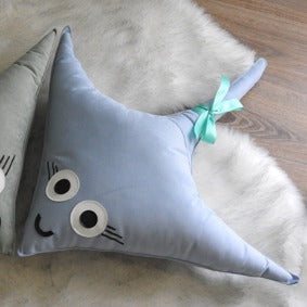 Angelfish-Shaped Cushion