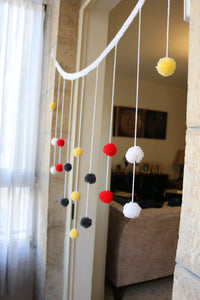 Crochet Multi-Color Rope Hanging