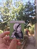 Colorful Sticker for Palestinian Woman