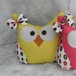 Owl-Shaped Cushion