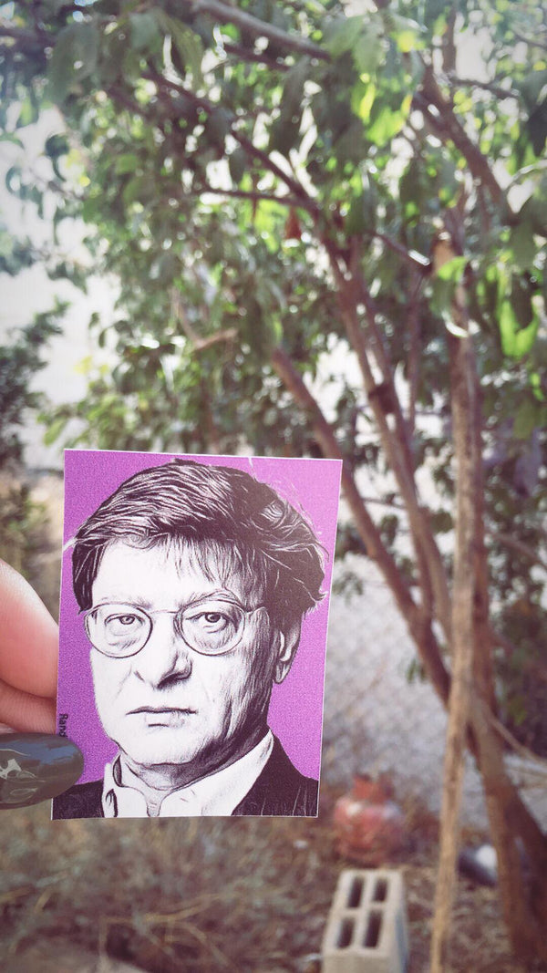 Sticker  for Resistance Poet\ Mahmoud Darwish, Palestinian Poet and Author