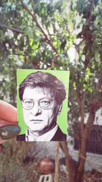 Sticker  for Resistance Poet\ Mahmoud Darwish, Palestinian Poet and Author