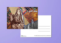 Elegant Palestinian Folkloric Postcard with Bethlehem Touch