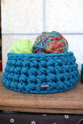 Customized Heartwarming Crochet Basket