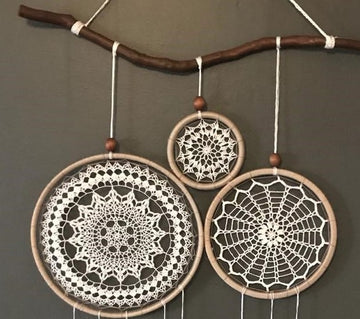 Set of 3 Dream Catchers Wall Hanging