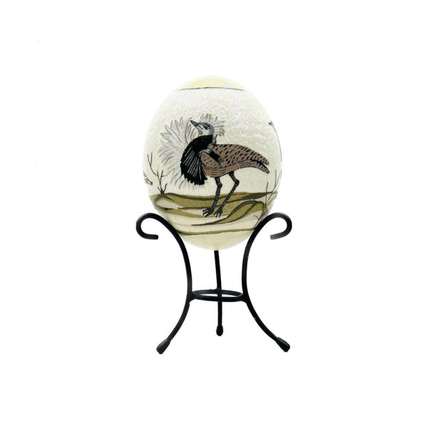 Ostrich Eggs with Stand