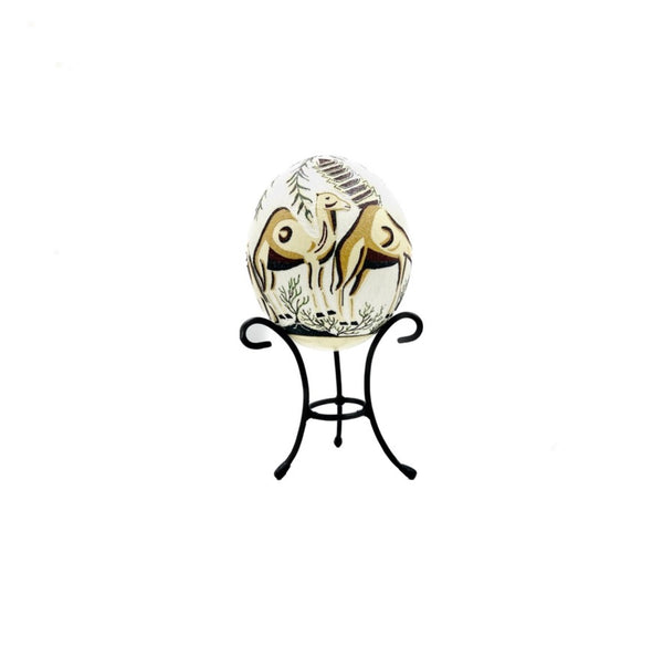 Ostrich Eggs with Stand