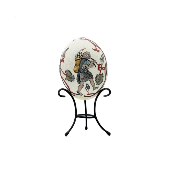 Ostrich Eggs with Stand