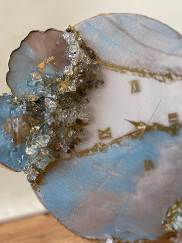 Resin Art  Clock