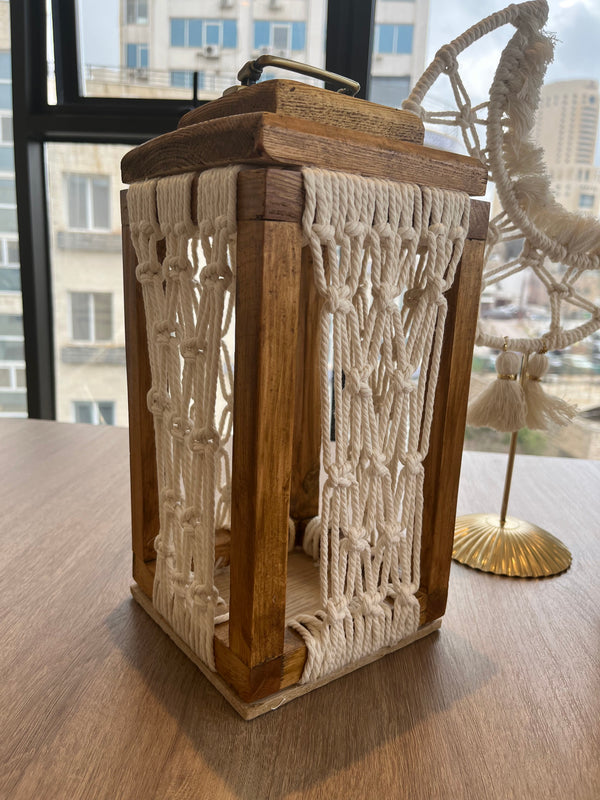 Unique Macrame Lantern