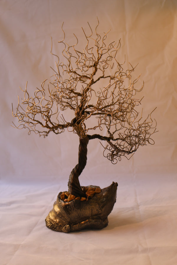 Unique Stunning Wire Tree Sculpture