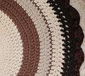 Customized Heartwarming Rounded Rug Crochet