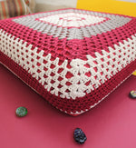 Customized Heartwarming Chair Cushion Crochet