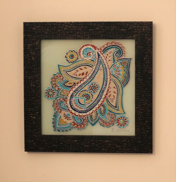 Colorful  and Unique Frame with Natural Patterns