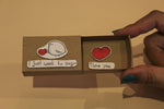 Customized Handmade Matchbox with Love Drawing and Caricature