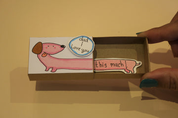 Customized Handmade Matchbox with Cute Drawing and Caricature
