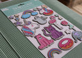 Colorful Beautiful Set of Stickers