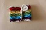 Customized Colorful Heartwarming Cup Cover Crochet