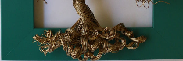 Unique Handcrafted Housewarming  Wire Tree Sculpture