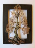 Unique Handcrafted Housewarming Copper Wire Tree Sculpture