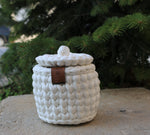 Lovely Christmas Theme Crochet Baskets