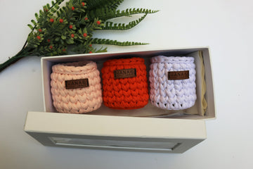 Handmade Crochet  Baskets