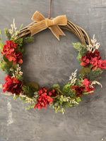Winter Wreath With Adorable Colors