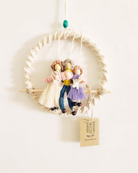 Family Macrame Wall Hanging Decoration