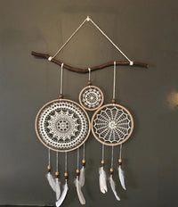 Set of 3 Dream Catchers Wall Hanging