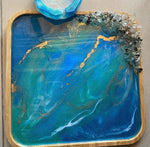 Blue Resin Tray