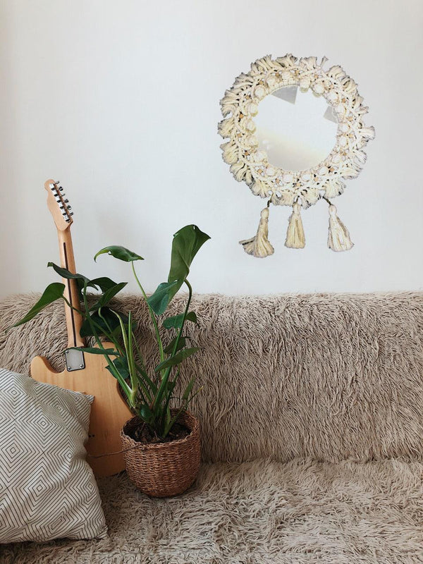 Macrame Bohemian Mirror