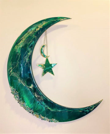 Handcrafted Crescent Made Of Resin