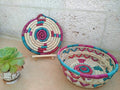 Colorful Woven Straw Placement