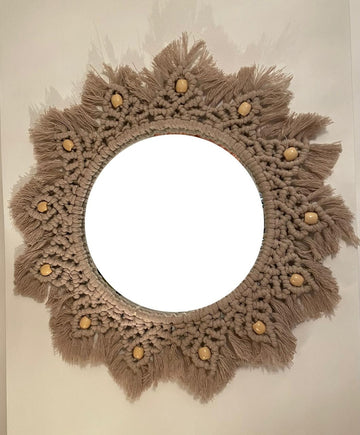 Macrame Bohemian Mirror