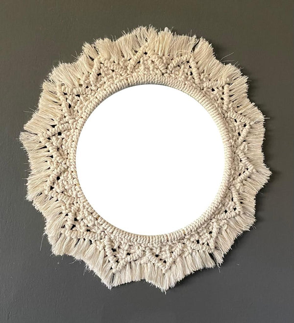 Macrame Bohemian Mirror