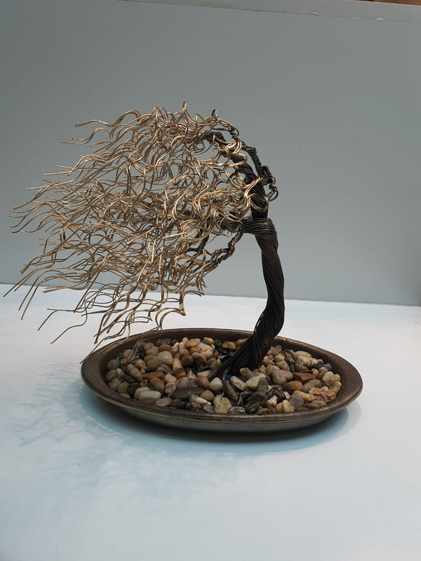 Unique Stunning Wire Tree Sculpture