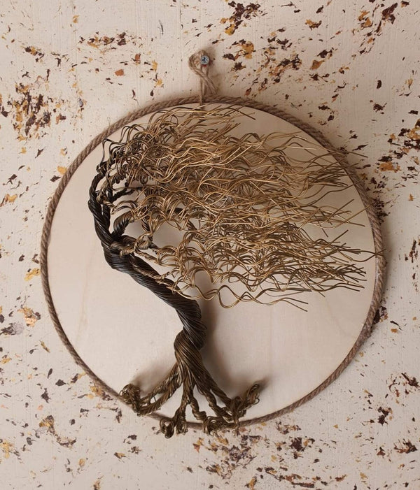 Unique Stunning Wire Tree Sculpture